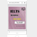 ielts reading 2024-2025 phone