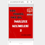 yds yokdil yks dil ingilizce kelimeler 2 phone