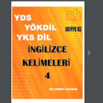 yds yokdil yks dil ingilizce kelimeler 4 tablet